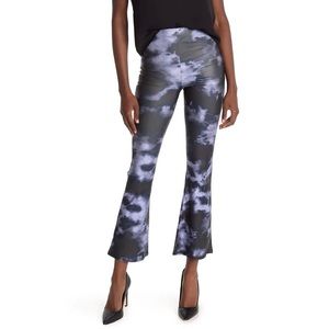 Topshop Tie-Dye Flared Leggings